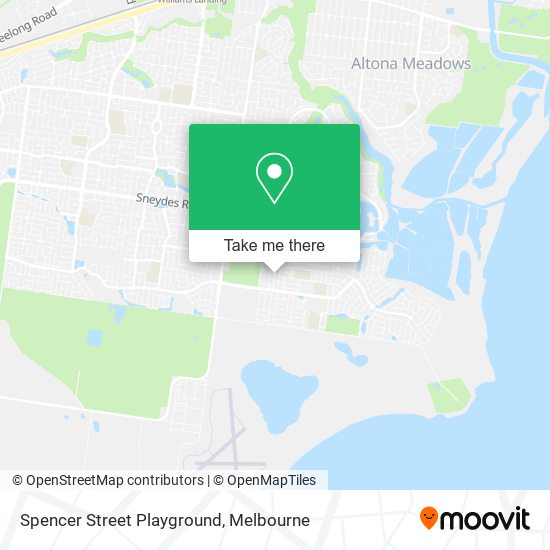 Spencer Street Playground map