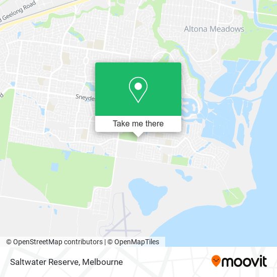 Saltwater Reserve map