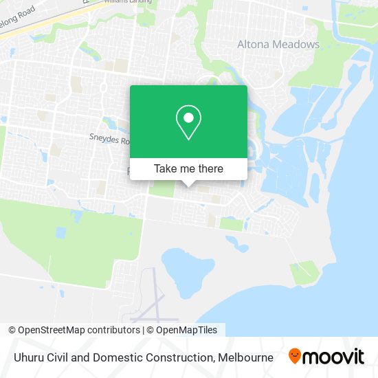 Uhuru Civil and Domestic Construction map
