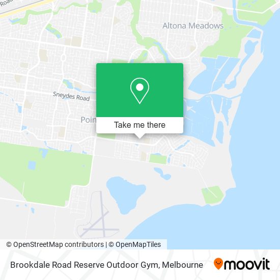 Brookdale Road Reserve Outdoor Gym map