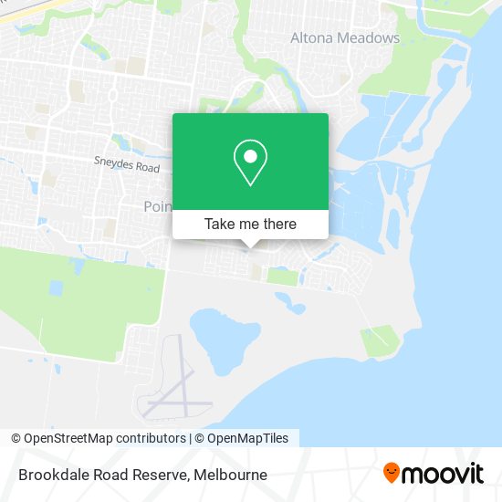 Brookdale Road Reserve map