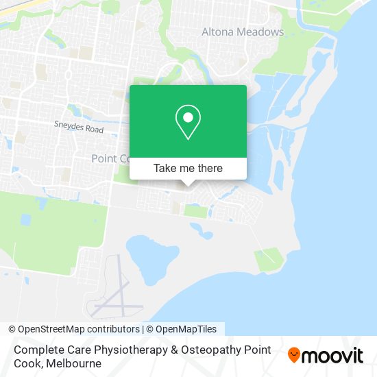 Complete Care Physiotherapy & Osteopathy Point Cook map