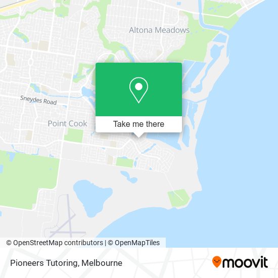 Pioneers Tutoring map