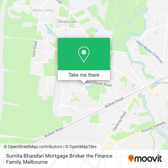 Sumita Bhandari Mortgage Broker the Finance Family map