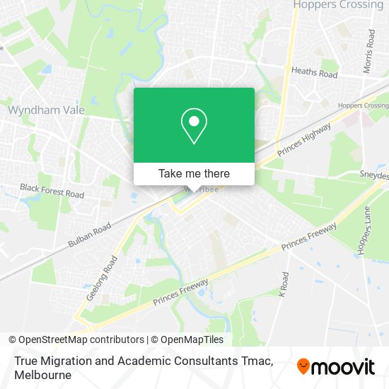 True Migration and Academic Consultants Tmac map