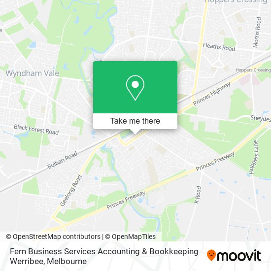 Fern Business Services Accounting & Bookkeeping Werribee map