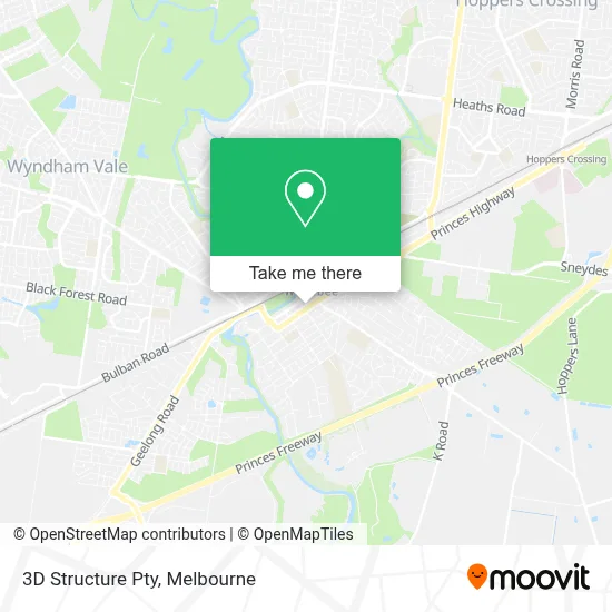 Mapa 3D Structure Pty
