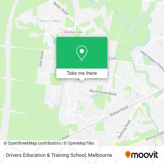 Drivers Education & Training School map