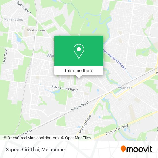 Supee Sriri Thai map