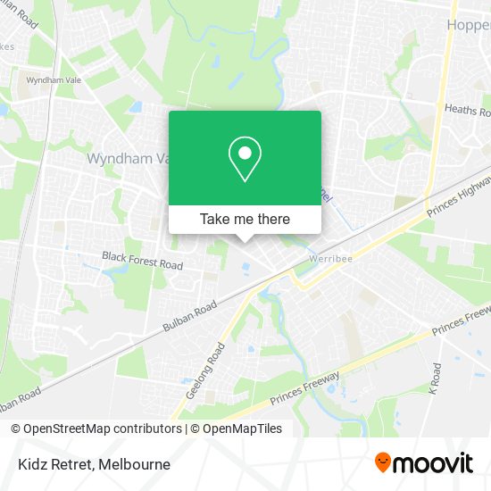 Kidz Retret map
