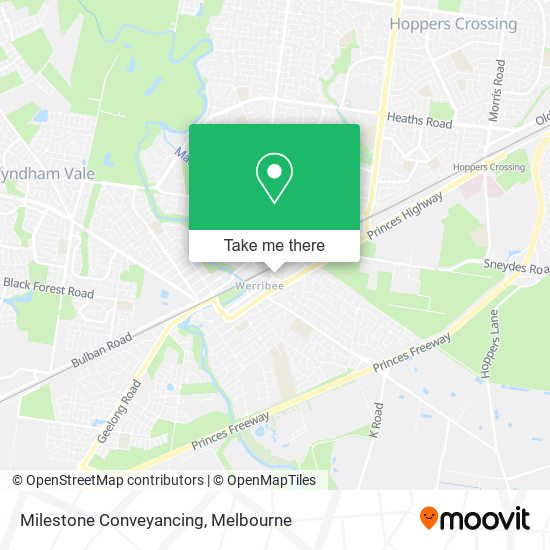 Milestone Conveyancing map