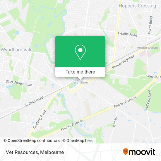Vet Resources map