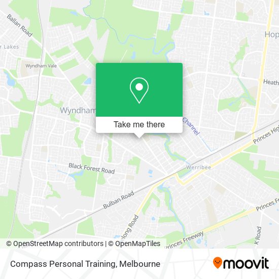 Compass Personal Training map