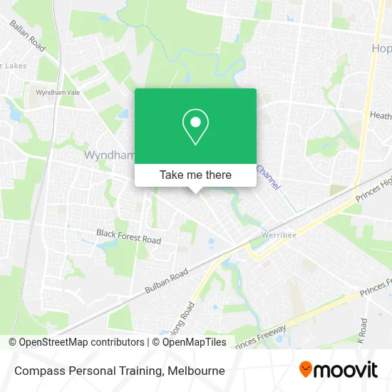 Mapa Compass Personal Training
