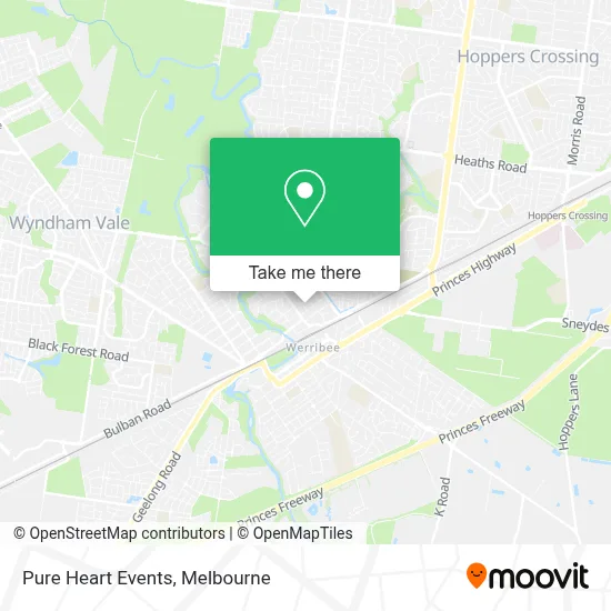 Mapa Pure Heart Events