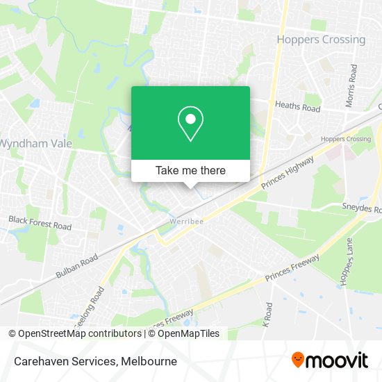 Carehaven Services map