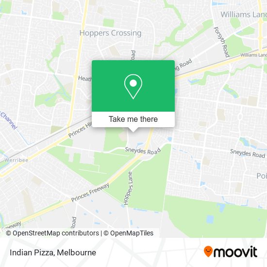 Indian Pizza map