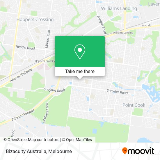 Bizacuity Australia map