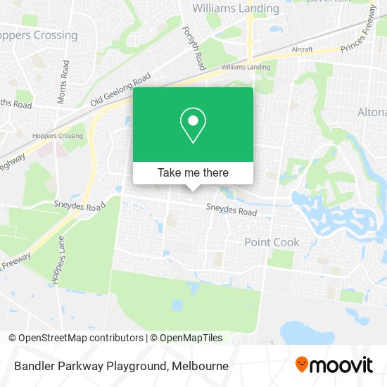 Bandler Parkway Playground map