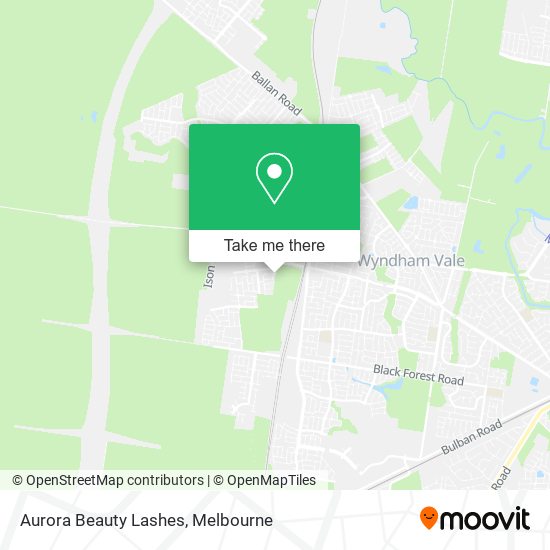 Aurora Beauty Lashes map