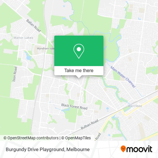 Burgundy Drive Playground map