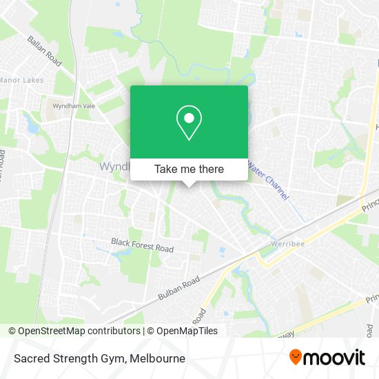 Sacred Strength Gym map