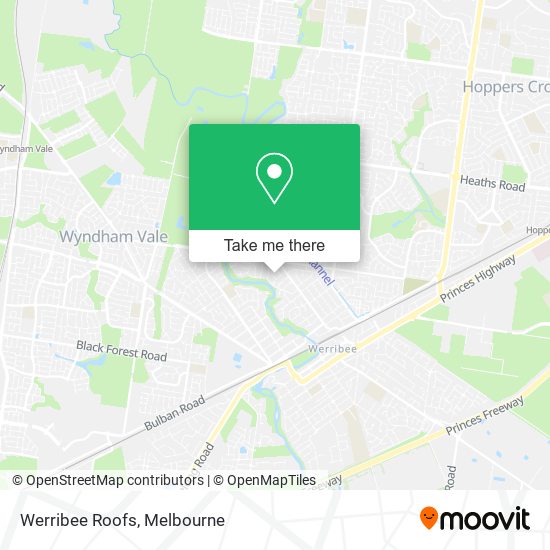 Werribee Roofs map