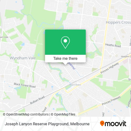 Joseph Lanyon Reserve Playground map