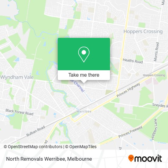 North Removals Werribee map