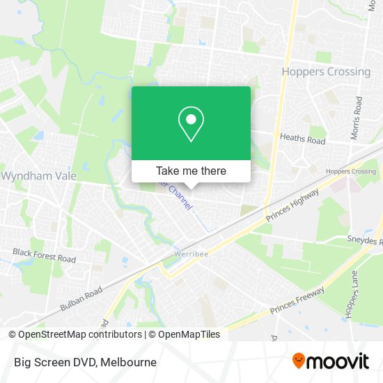 Big Screen DVD map
