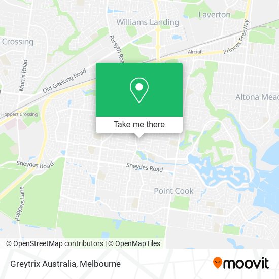 Greytrix Australia map