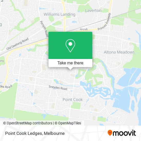 Point Cook Ledges map
