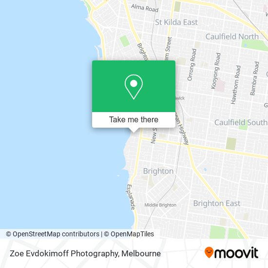 Zoe Evdokimoff Photography map