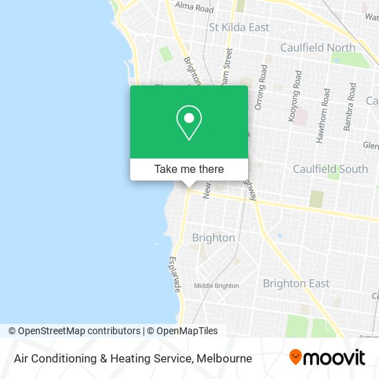 Air Conditioning & Heating Service map