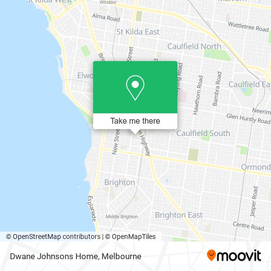 Dwane Johnsons Home map