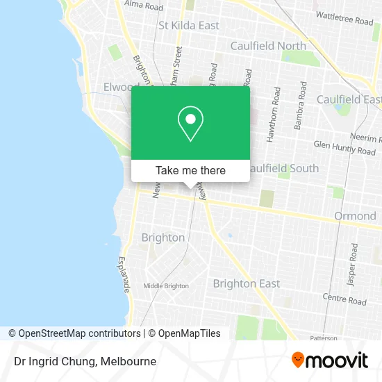 Mapa Dr Ingrid Chung