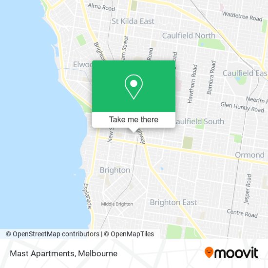 Mast Apartments map