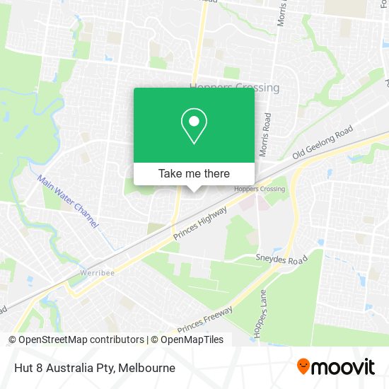 Hut 8 Australia Pty map