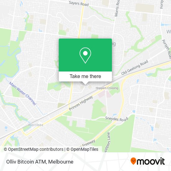 Olliv Bitcoin ATM map