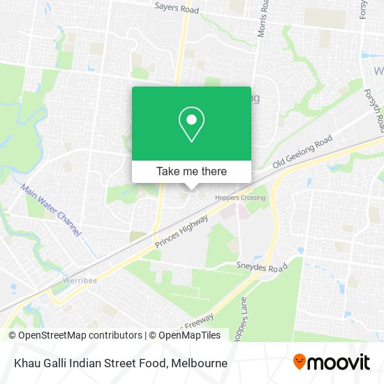 Khau Galli Indian Street Food map