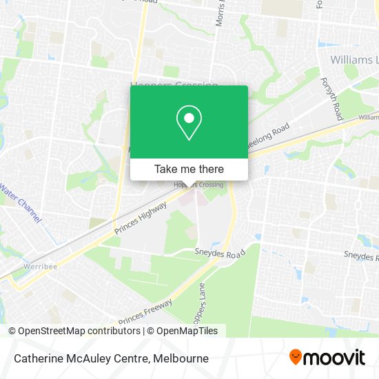 Catherine McAuley Centre map