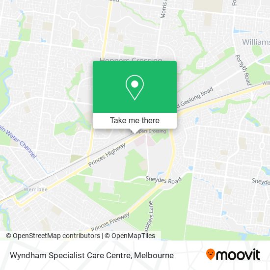 Wyndham Specialist Care Centre map