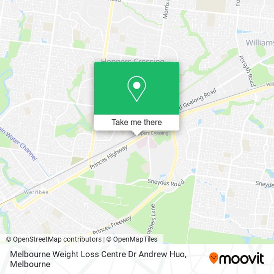Melbourne Weight Loss Centre Dr Andrew Huo map