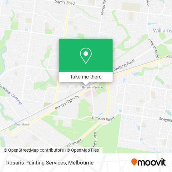 Rosaris Painting Services map
