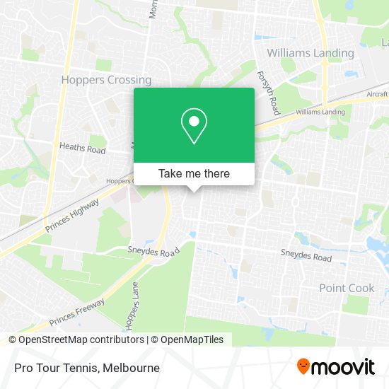 Pro Tour Tennis map