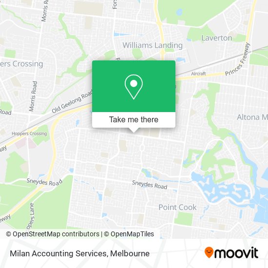Milan Accounting Services map