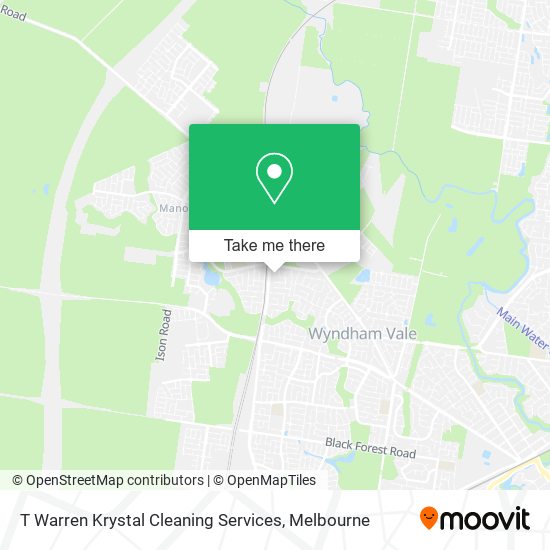 T Warren Krystal Cleaning Services map
