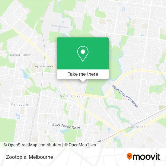 How to Get to Zootopia in Wyndham Vale by Bus or Train?