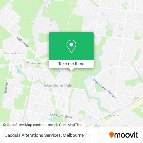Jacquis Alterations Services map
