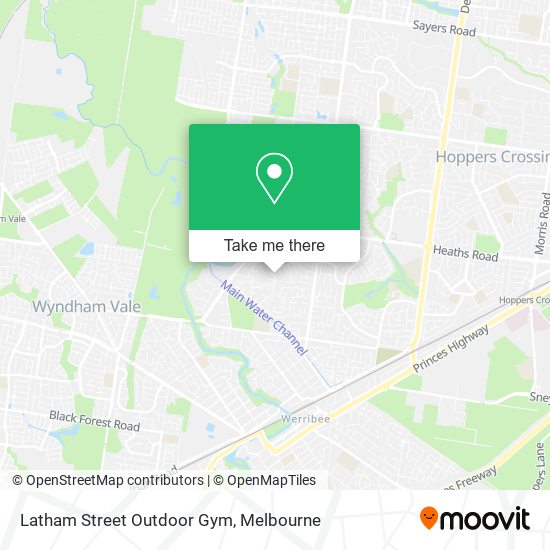 Latham Street Outdoor Gym map